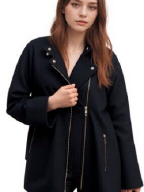 Prata, Zip Front Cape by Ted Baker